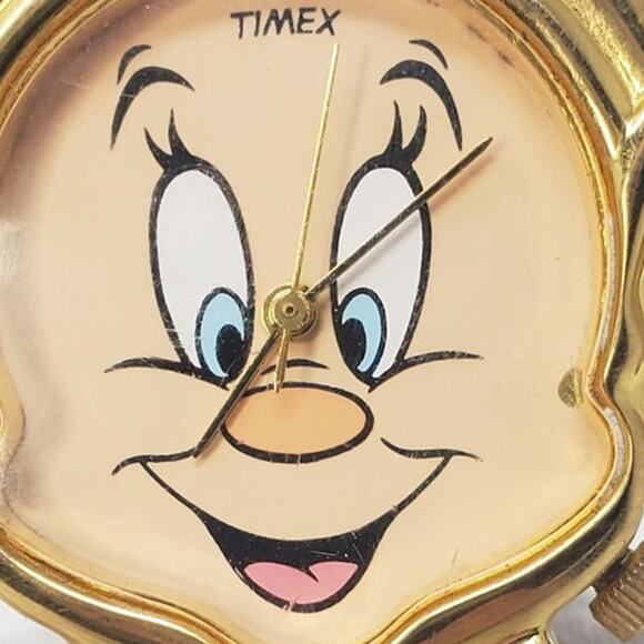 Disney X Timex Dopey Gold Light Brown VTG Watch main image 4